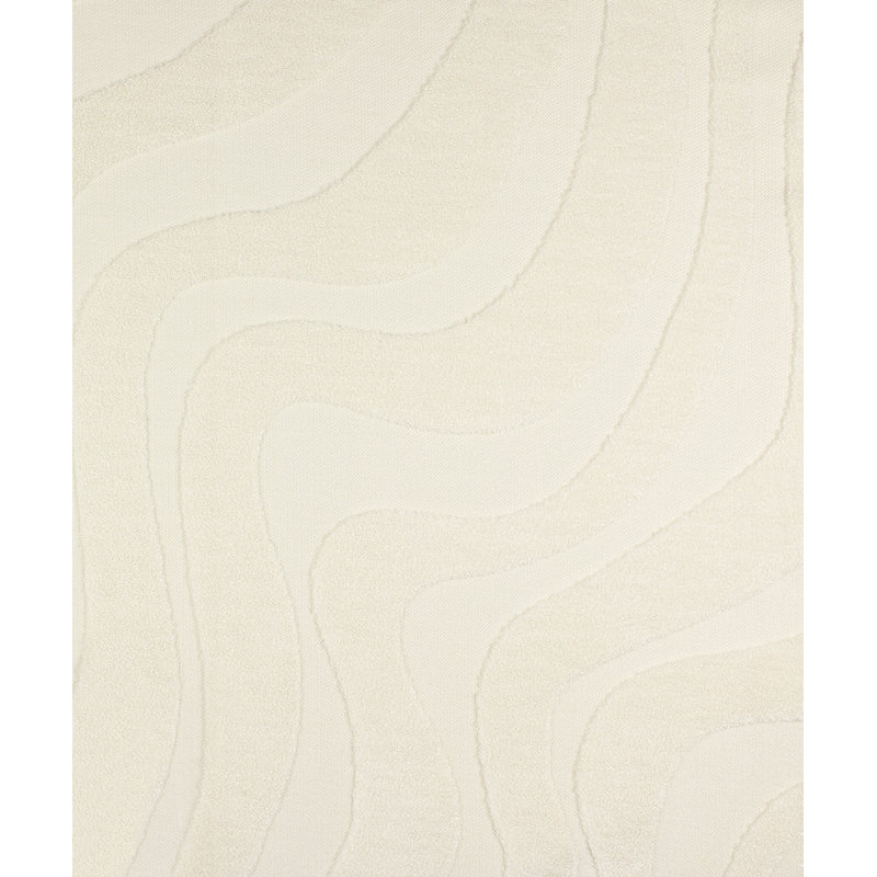 Performance 100% Polyester Faux leather Fabric, White/Ivory