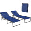 Siège inclinable extérieur inclinable léger à 4 niveaux pour lit de plage Sherlyn-1653934625