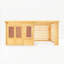 Mercia 20ft x 10ft Elite Pent Log Cabin With Slatted Area (28mm)