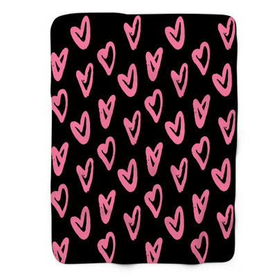 Inked Affection - Couverture sherpa de qualité supérieure 0058