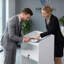 Rectangle MDF Reception Desk
