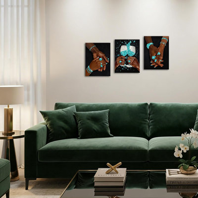 3 Piece Wrapped Canvas Print