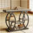Stable Entryway Table with 4-Tier Storage, Industrial Design for Compact Spaces and Multi-Functional Use-1586179375