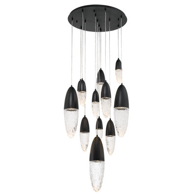 Lustre 12 lumières Écrou