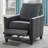 Kenneth Faux Leather Recliner-1713594276