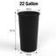 Poubelle commerciale en plastique 22 gallons-129984585