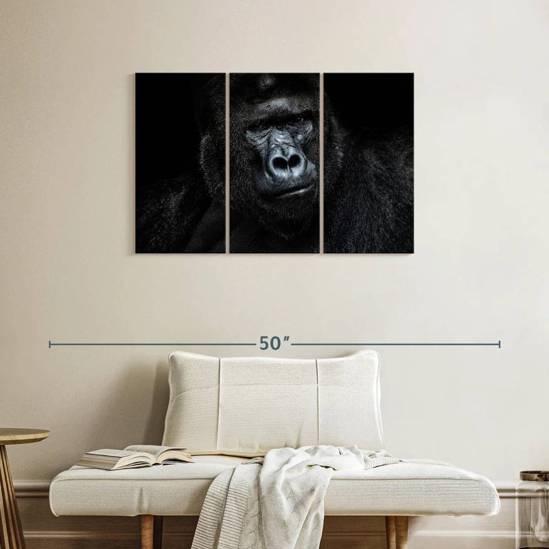 Brampt Serious Gorilla, 24" H x 38" W