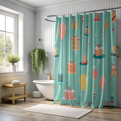 Party Delight - Rideau de douche Premium