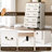 Farmhouse & Traditional 4 Piece Bedroom Cabinet Set-9635297