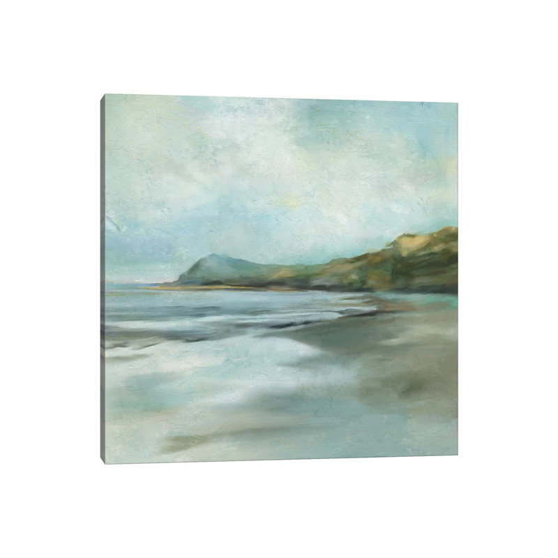 «Ocean Cliff» par Carol Robinson, reproduction d'art sur toile tendue, H 12 po x l 12 po x P 0,75 po