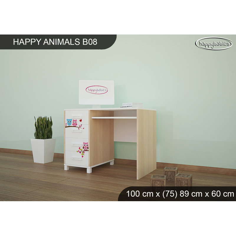 100cm Writing Desk, Oak
