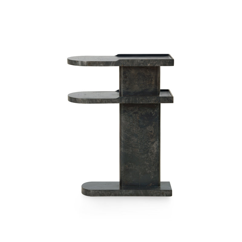 Casey Side Table, Arabica Burl