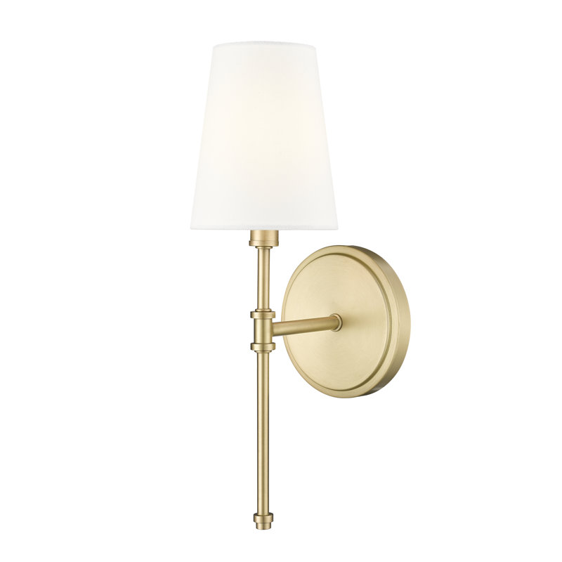Adorra 15" High 1-Light Wall Sconce, Vintage Brass