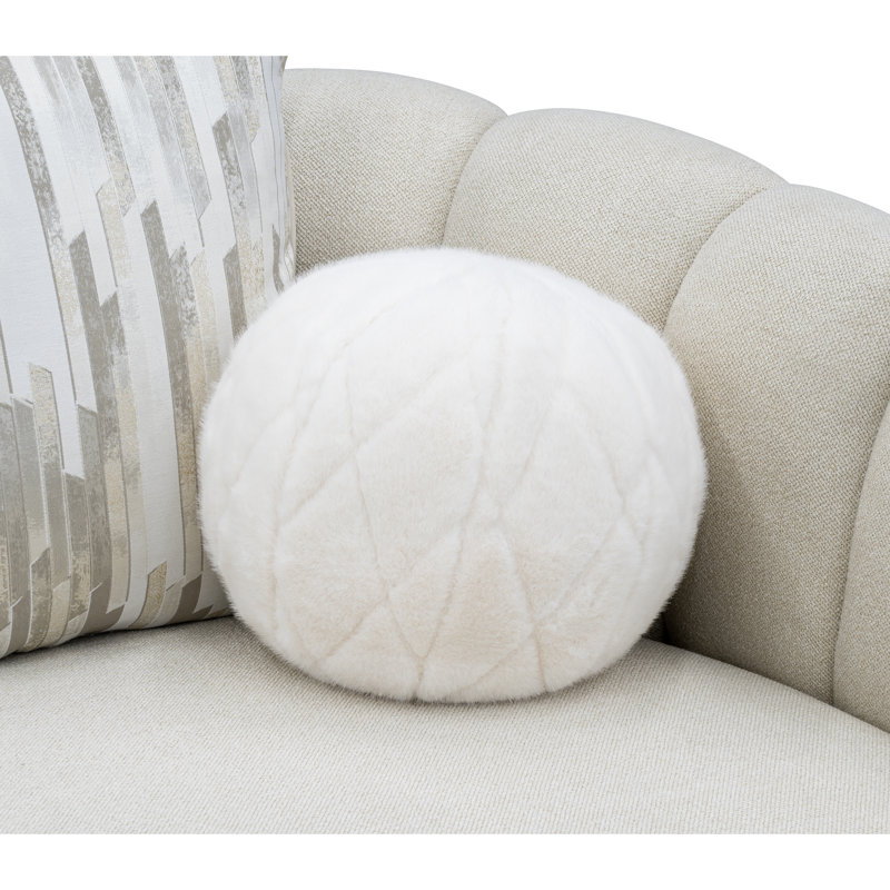 Scotts Square Loveseat - Cornsilk/Light Champagne