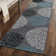 Padowski Floral Gray/Blue/Black Area Rug