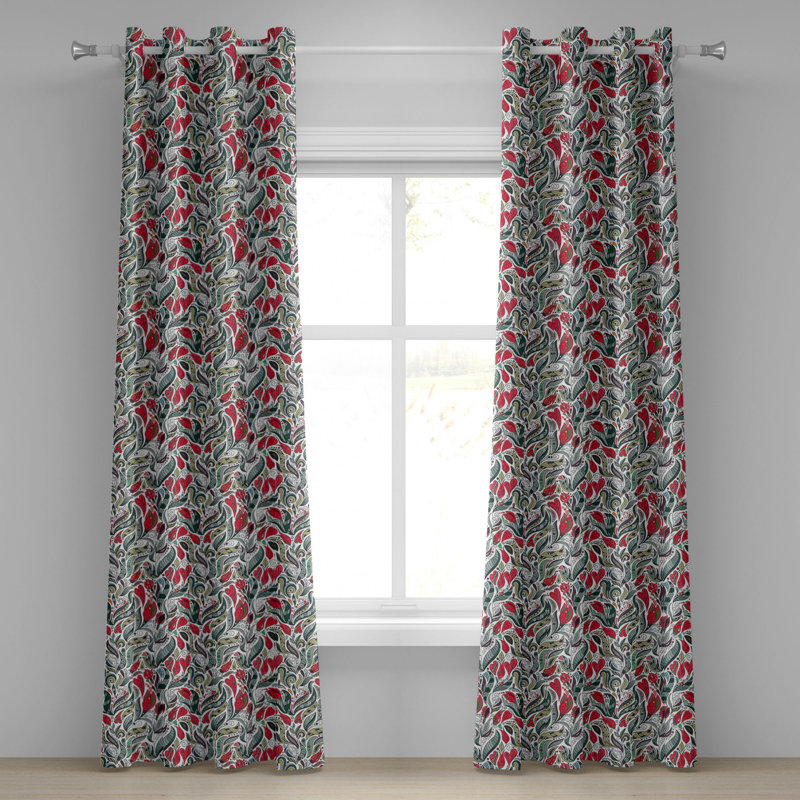 Sateen Blackout Curtains / Drapes Pair, 50" W x 84" L