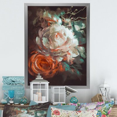 Grunge White Bouquet Of Rose " Grunge White Bouquet Of Rose "