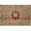 Tapis brun nouvel âge en laine 3 pi 3 po x 4 pi 9 po Montrice