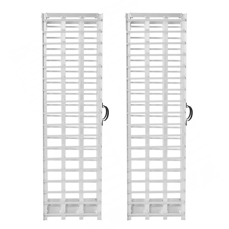 2000 rampes en aluminium 2 pièces rampes de chargement robustes avec poignées