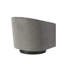 Méridienne pivotante gris anthracite - Base en bois stylisée Sinous No Sag Springs en tissu facile à nettoyer-116738794