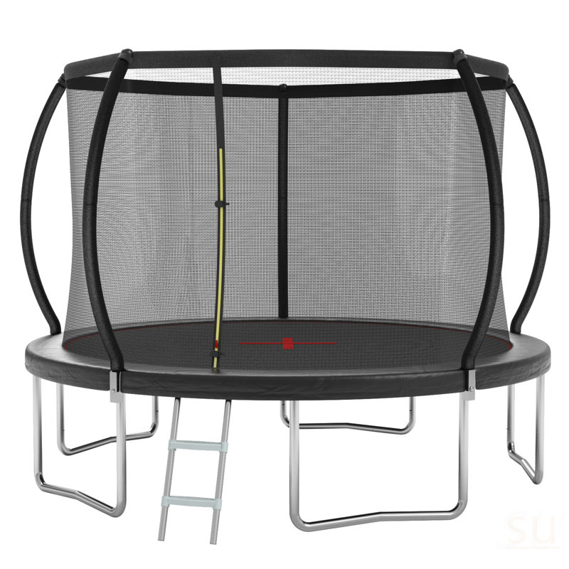 Trampoline 12 pi - standard - noir