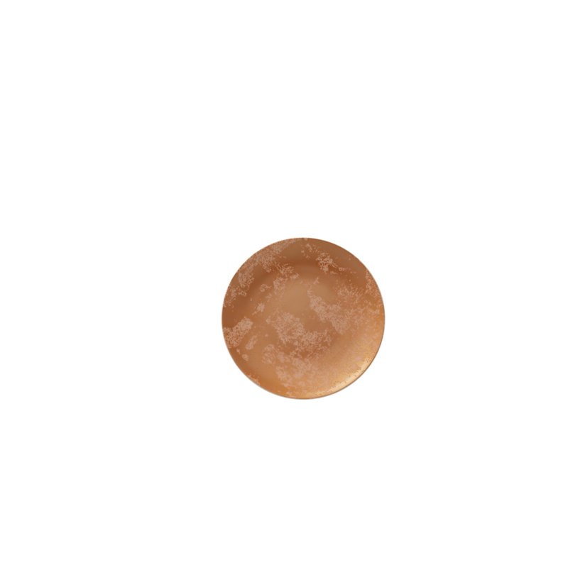 Velv Handmade Bone China Bread And Butter Plate, Copper