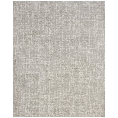 Tapis ivoire moderne à poils longs Modern