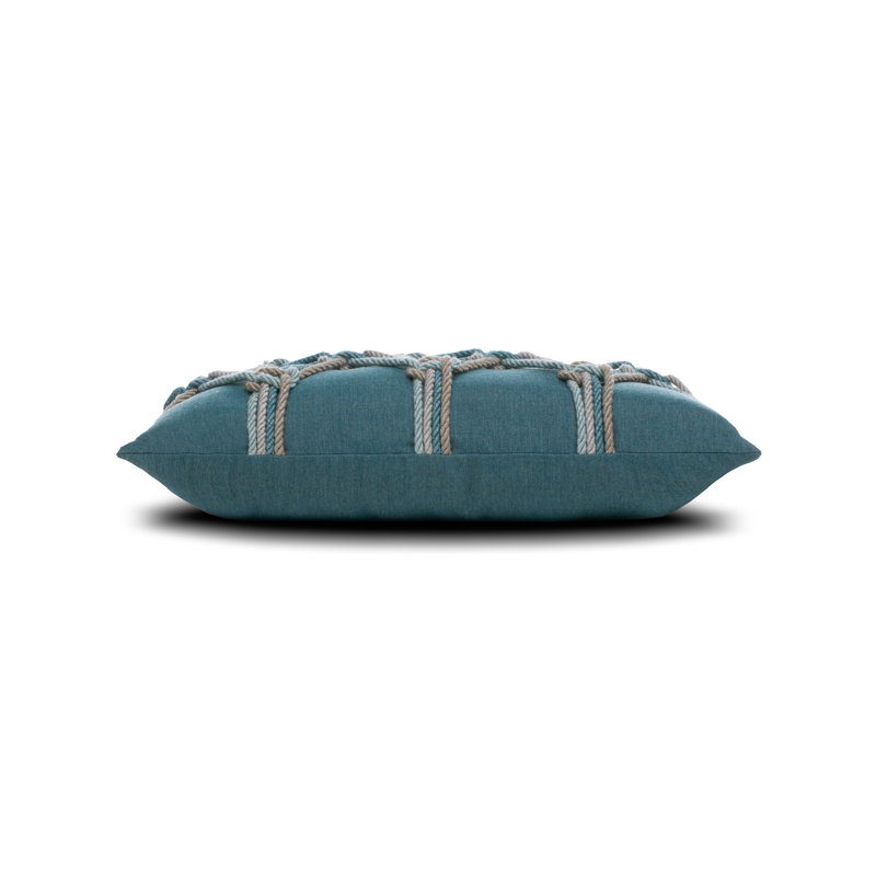 Lagoon Rectangular Indoor/Outdoor Pillow Cover & Insert, Lagoon, Rectangular 12"H x 20"W