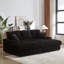 CanapÃ©-lit de 84 po en 4 piÃ¨ces avec 2 coussins dÃ©coratifs et 2 poufs avec rangement-1662419307