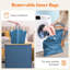 Bhargava Fabric Laundry Hamper with Handles-57282659-57282661