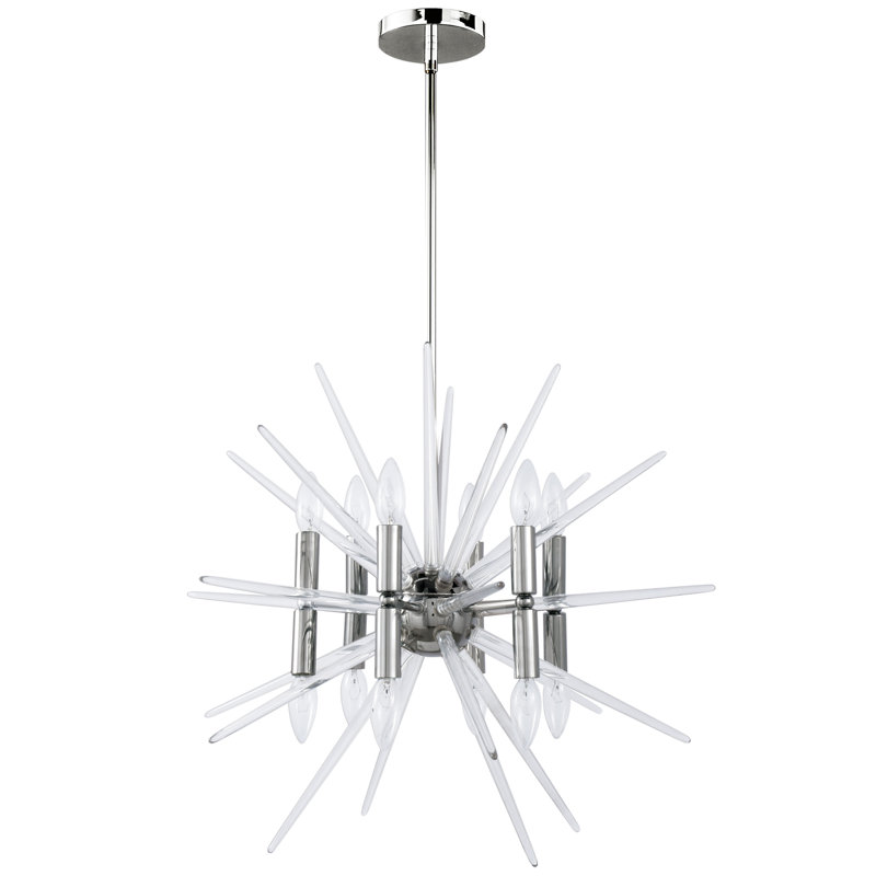 Vela 12 Light Sputnik Sphere Chandelier