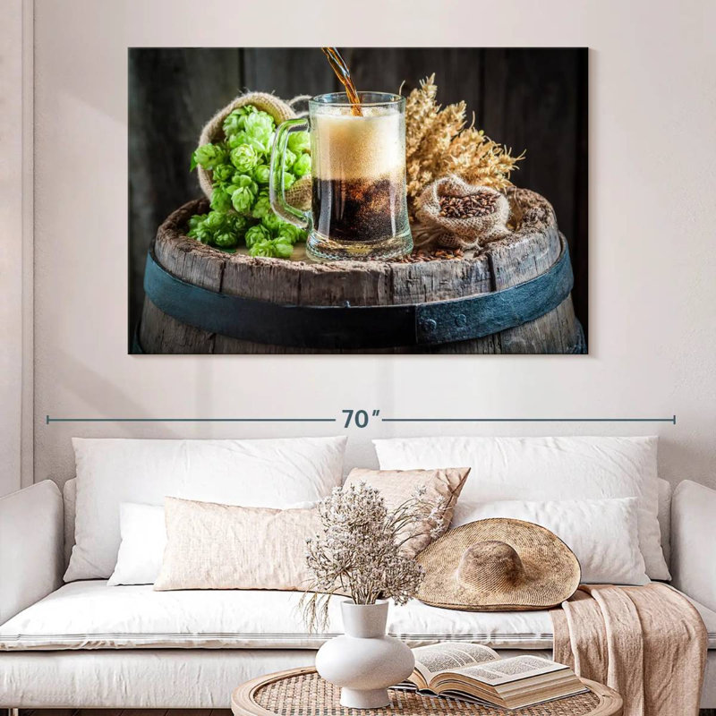 Yarlin Beer, 34" H x 51" W