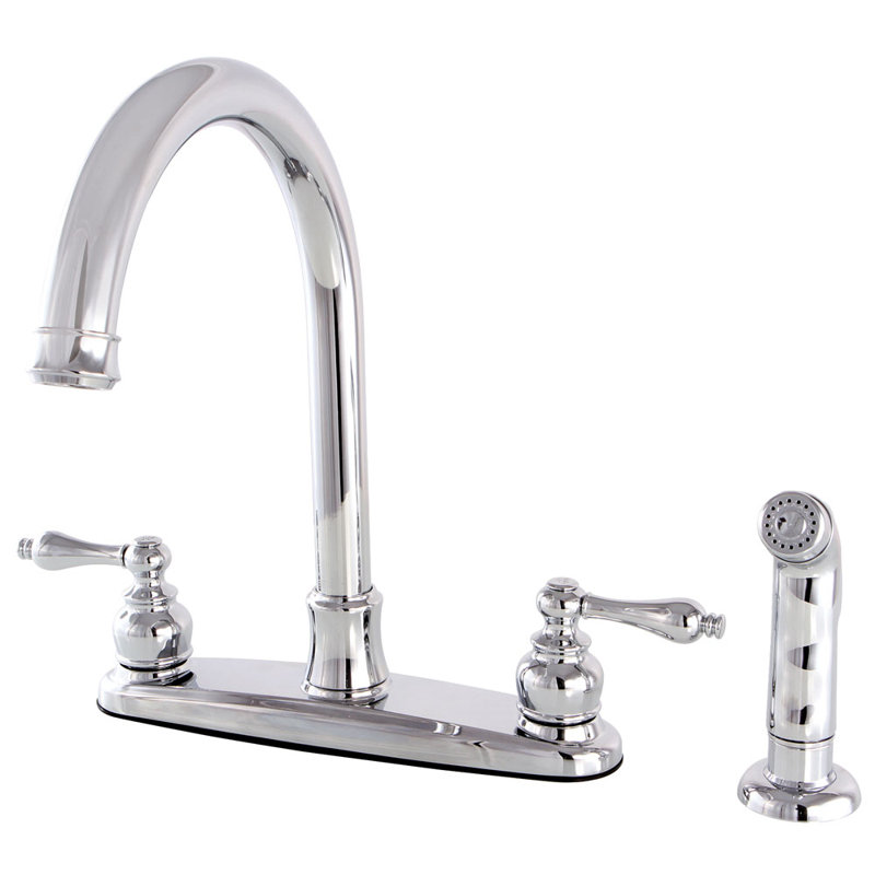 Robinet de cuisine Kingston, Chrome poli