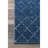 Mahita Moroccan Power Loom Performance Blue Rug-912242159