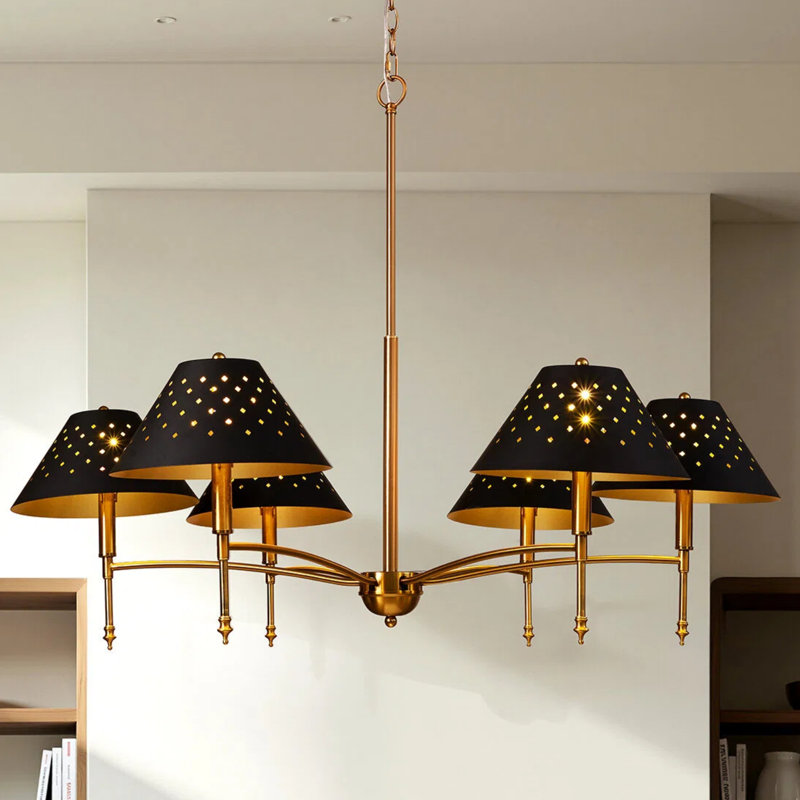 35.4'' Modern Chandelier with Adjustable Chain