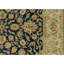 Mughal Wool Oriental Area Rug in Beige/Black