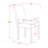 3 Piece Dinette Set for Small Spaces Contains a Rectangle Dining Table with Butterfly Leaf and 2 Coffee Linen Fabric Parson Chairs, Mahogany-337488150-337488144