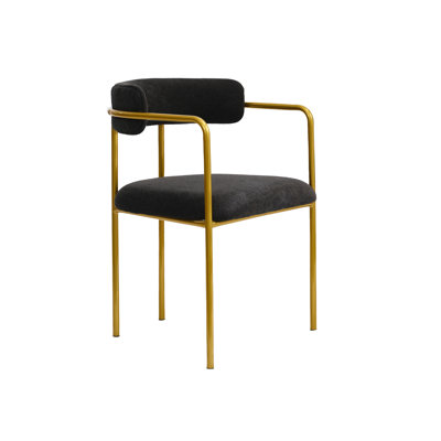 Fauteuil de salle à manger rembourré Boucle
