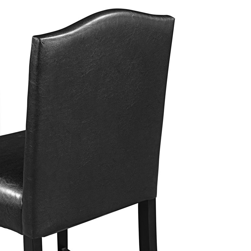 Reinolf 4 - Person Four Leg Dining Set, White/Black