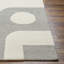 Wingrove Abstract Hand Tufted Wool Area Rug in Gray-1049273392