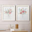 «Whimsical Wildflowers I», ensemble de 2 peintures sur toile encadrées-1927993436-1927993410
