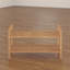 6 Pair Stackable Solid Wood Shoe Rack