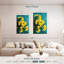Jonquilles Harnek sur sarcelle-108523644