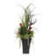 Faux Succulent Plant in Metal Planter