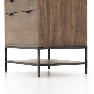 Loki 30'' Wide 2 -Drawer Solid Wood File Cabinet