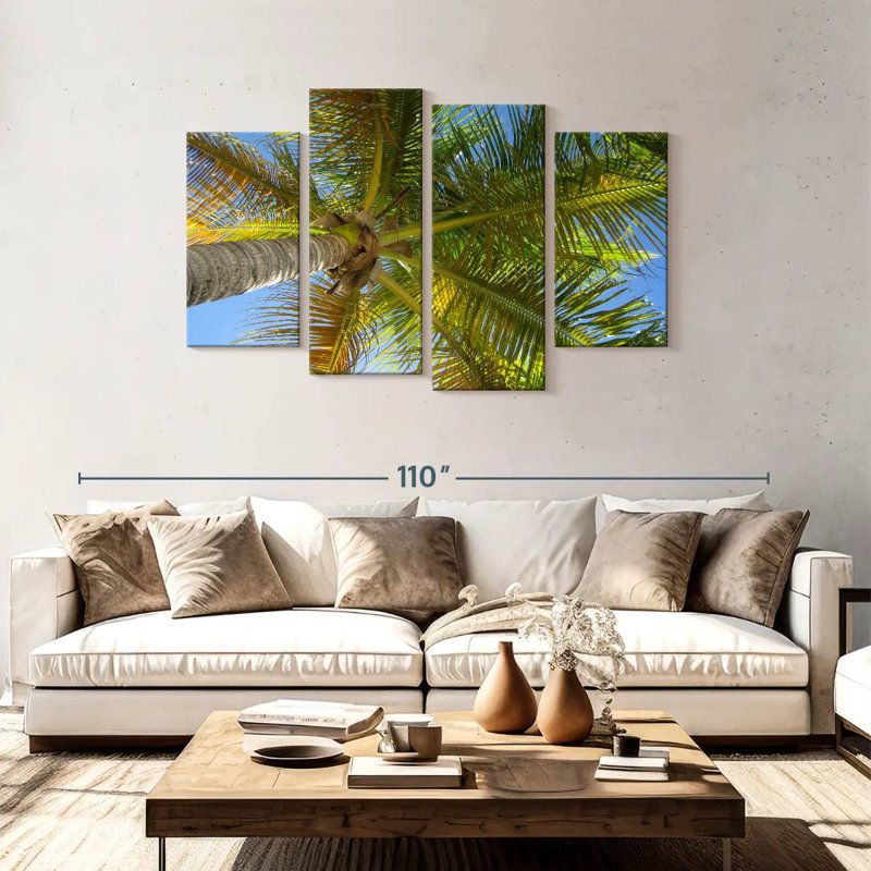 Harnek Saint Barths Palm Tree, 48" H x 75" W