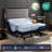  Massaging Adjustable Bed With 12" Memory Foam Mattress, Usb, Underbed Light, Wireless Remote Zero Gravity Bed-1332345389