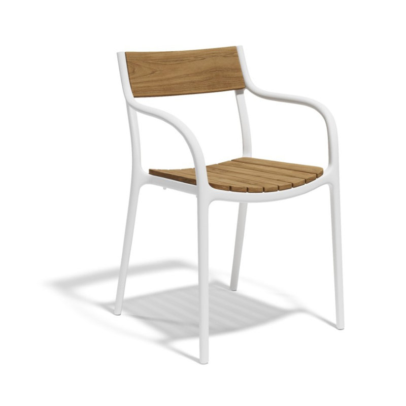 Madison Wood Chair, White