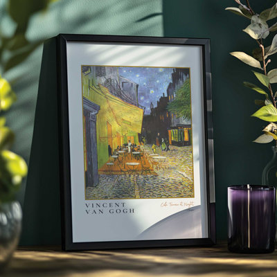 Van Gogh's Cafe Terrace at Night v3 Print