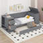 Lit de jour simple avec couchette et tiroirs-774610265
